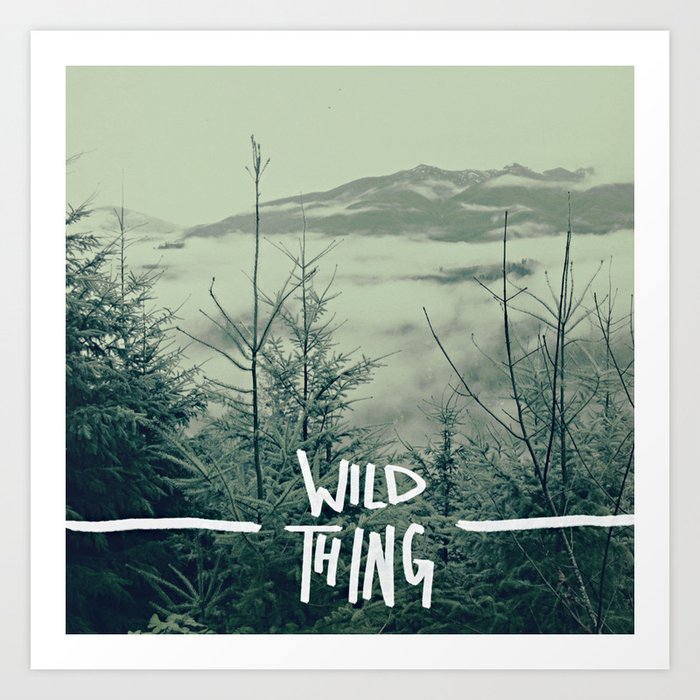 Wild Thing: Skagit Valley, Washington Art Print