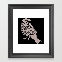 No Mourners No Funerals Six of Crows Framed Art Print
