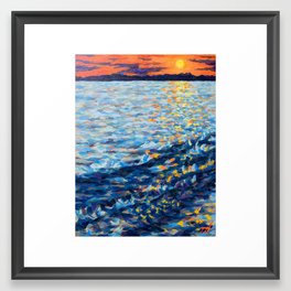Niles Beach, Gloucester, MA Framed Art Print