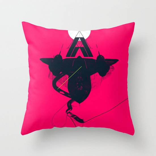 STEALTH:SR-71 Blackbird Throw Pillow