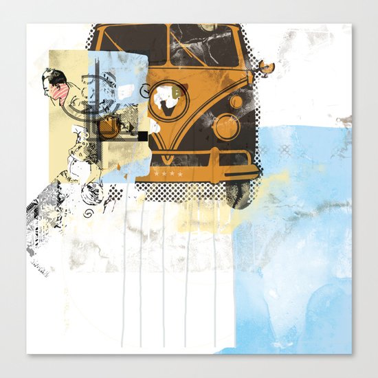 beep beep Canvas Print