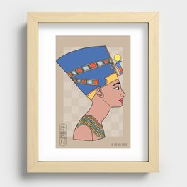 Queen Nefertiti Recessed Framed Print