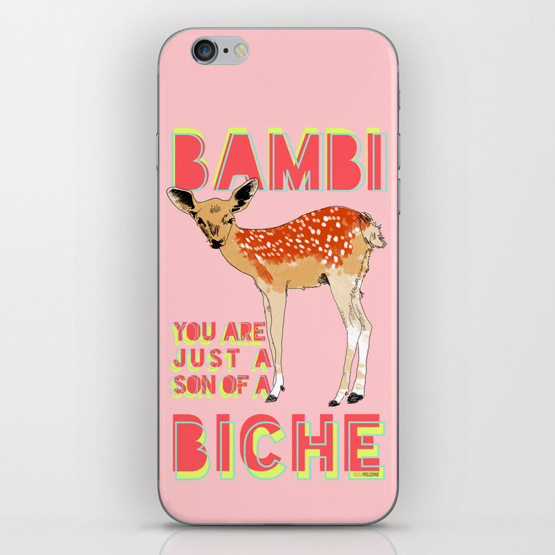 Bambi Iphone Skin By Labeletterose Society6