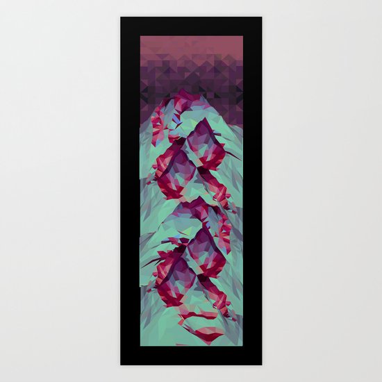 The Great, Great Night Mountain Art Print
