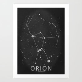 Orion Constellation 'The Hunter' Art Print