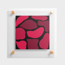 Elegant Abstract Vintage Red Collection Floating Acrylic Print