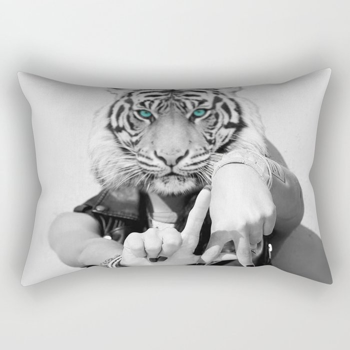 TIGER GIRL Rectangular Pillow