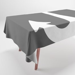Anchor (White & Grey) Tablecloth