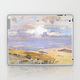 From Jerusalem, John Singer Sargent, Watercolor Landscape, Historic Classic Painting, 1905-1906 Laptop Skin