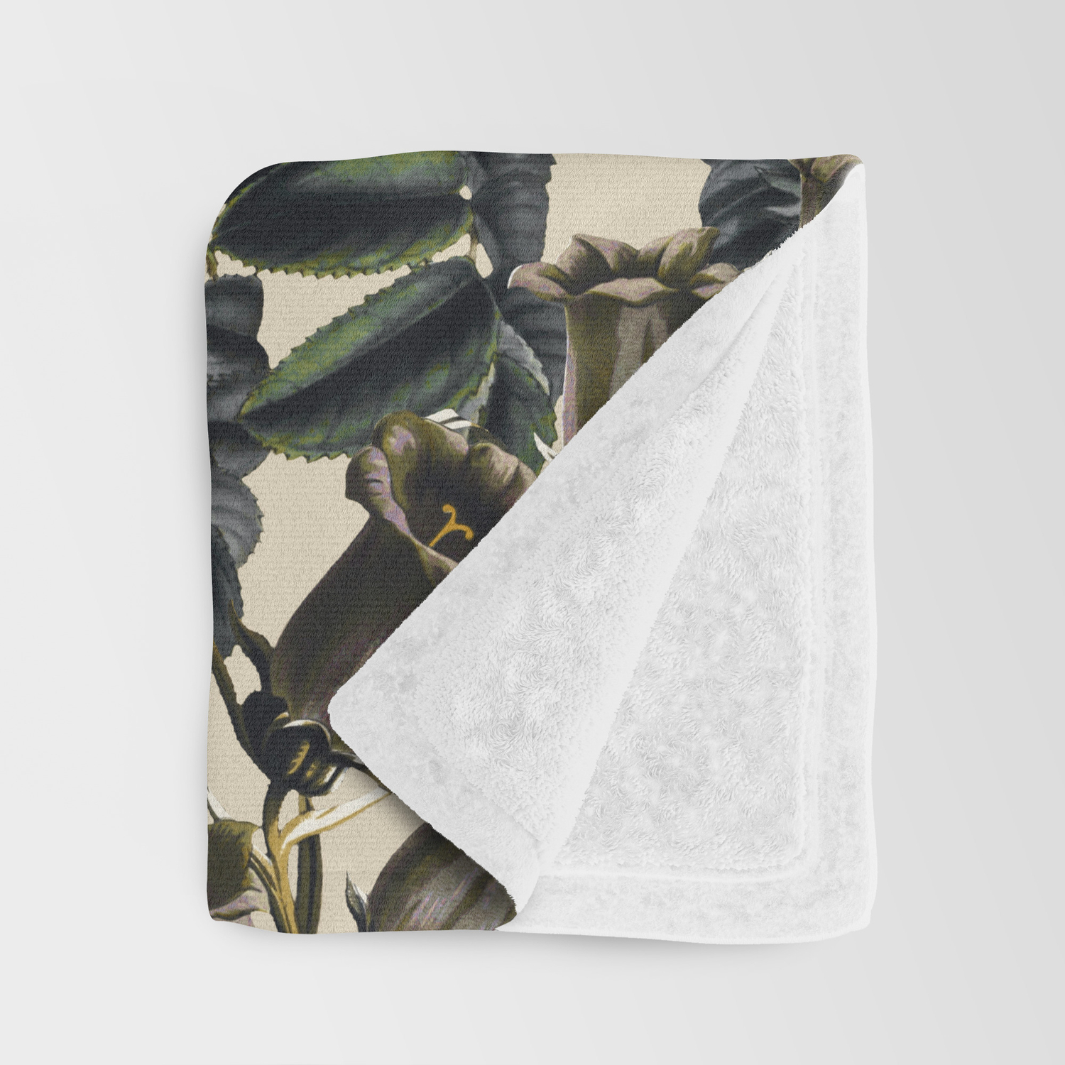 Warm Winter Garden Throw Blanket By Burcukorkmazyurek Society6