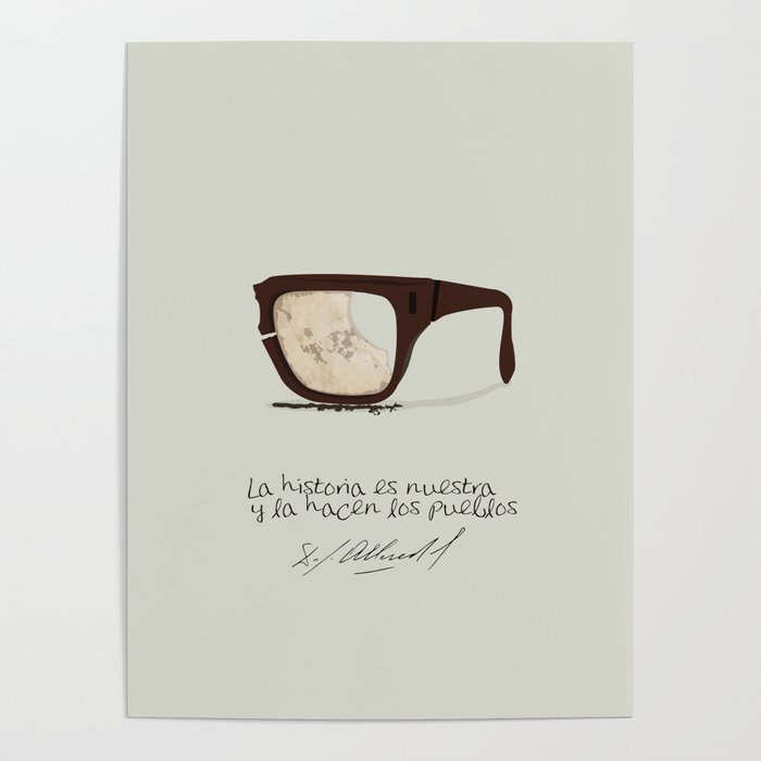 Salvador Allende Lente - TrincheraCreativ Poster