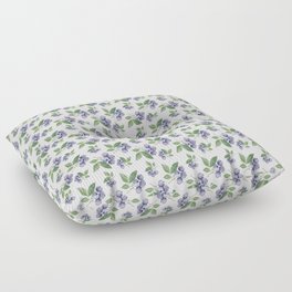 Watercolour blueberry pattern #s1 Floor Pillow