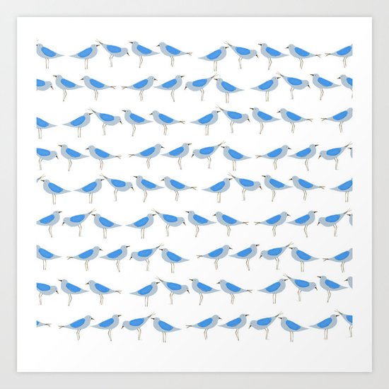 Seabirds Art Print