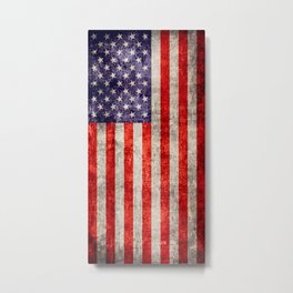 Antique American Flag Metal Print | Liberty, Painting, 4Thofjuly, Patriotic, Vintage, Independenceday, Digital, Popart, Americanflag, America 