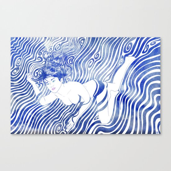 Water Nymph XVII Canvas Print