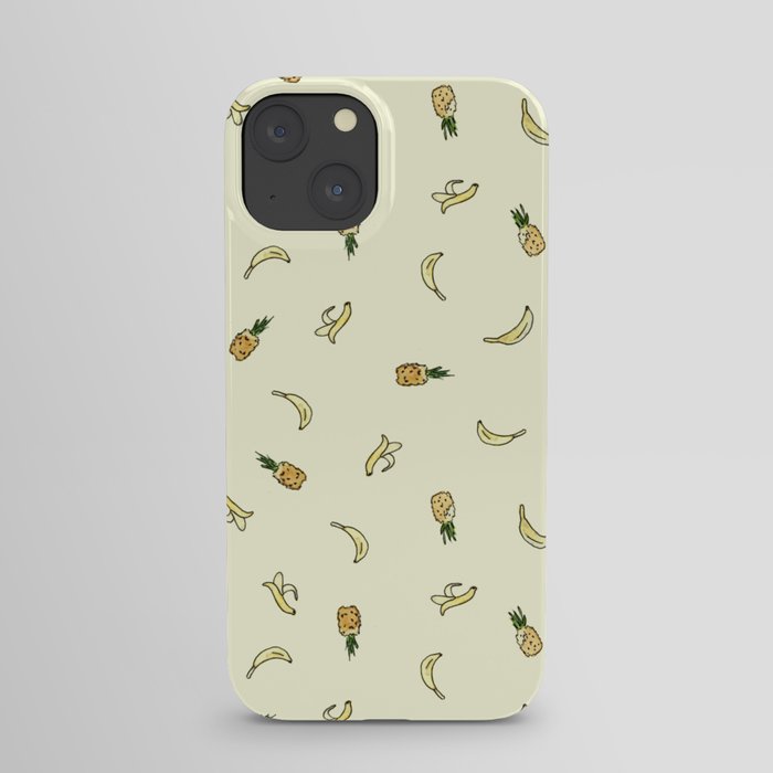 Pineapple & Banana iPhone Case