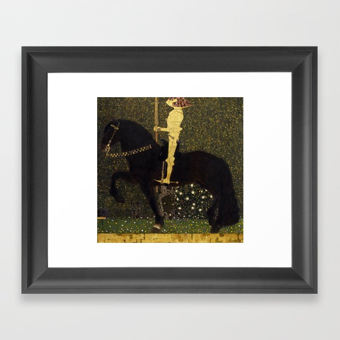 Gustav Klimt - Golden Rider Framed Art Print
