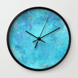 Water light blue Wall Clock
