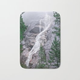 Shannon Falls, Squamish BC II Bath Mat | Shannonfalls, Bc, Photo, West, Squamish, Landscape, Rainforest, Ferns, Forest, Waterfall 