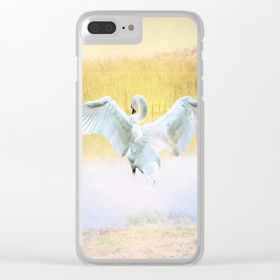 The Swan Clear iPhone Case