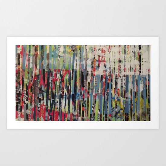 STRIPES 34 Art Print