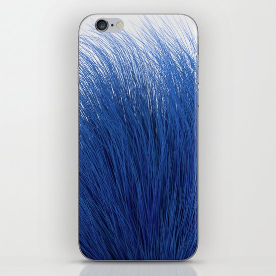 Blue Fuzz iPhone Skin