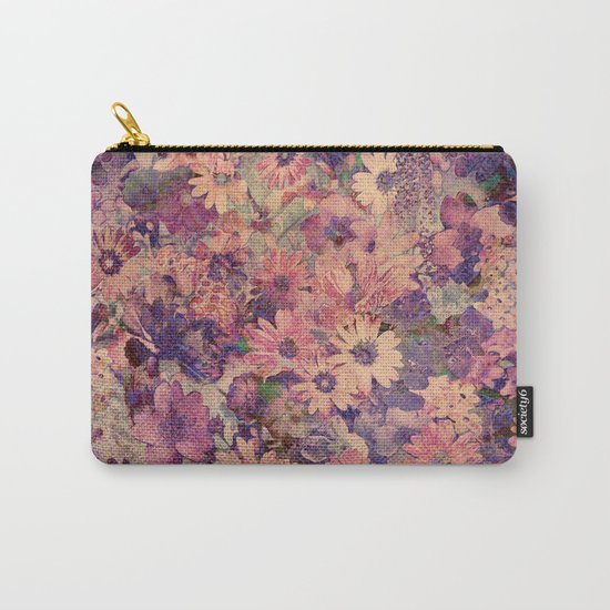 Floral Flood Carry-All Pouch