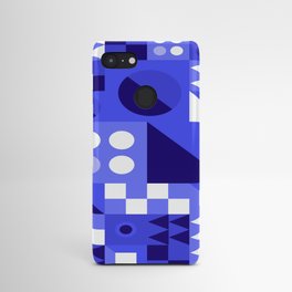 Blue geometry art Android Case