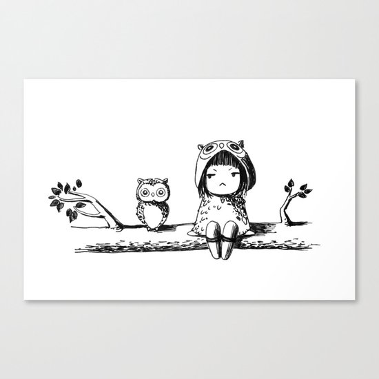 Owls Canvas Print