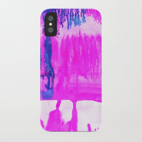 Dip Dye Hot Pink iPhone Case