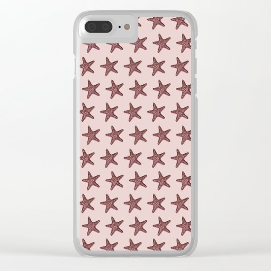 Starfish - Sea Star - Pattern #2 #decor #art #society6 Clear iPhone Case