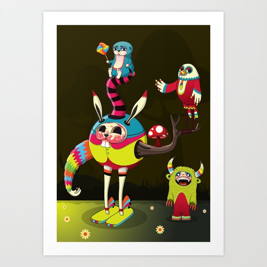 Candy Art Print