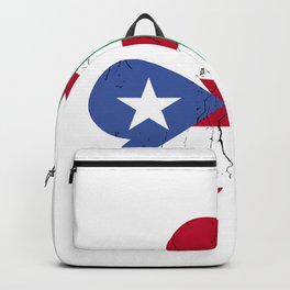 Ireland Irish Puerto Rican St Patrick's Day design Backpack