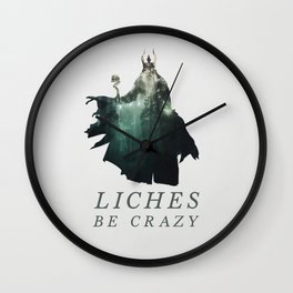 Lich (Typography) Wall Clock