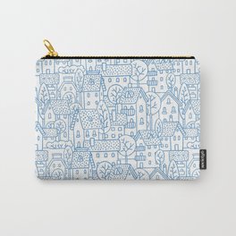 minimalist representation of the city and streets Carry-All Pouch