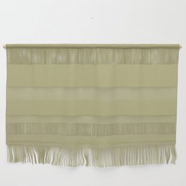 Dark Green-Yellow Solid Color Pantone Weeping Willow 15-0525 TCX Shades of Yellow Hues Wall Hanging