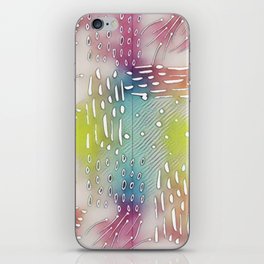 Soft Pastel Textured Weave Pattern  iPhone Skin