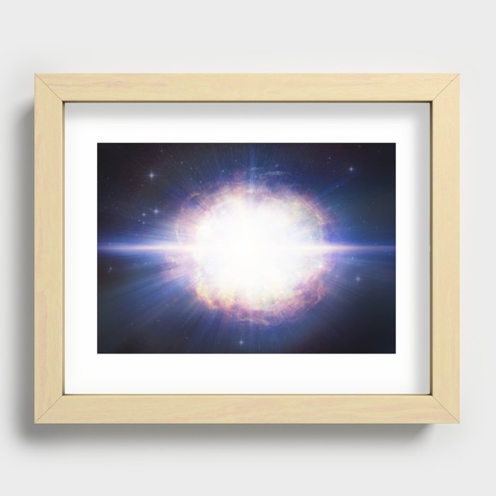 Supernova Recessed Framed Print