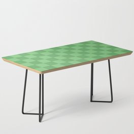 Green Apple Check Coffee Table