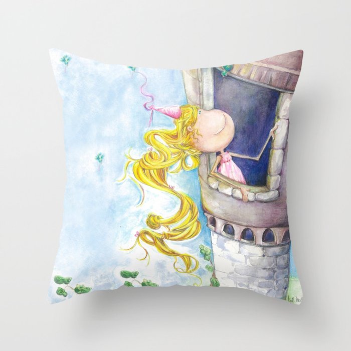 Princess Rapunzel Throw Pillow