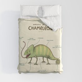 Anatomy of a Chameleon Duvet Cover