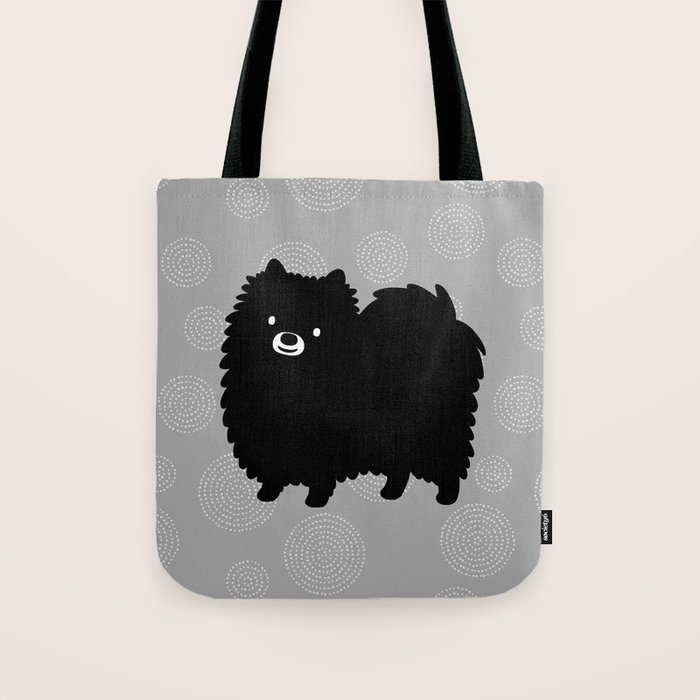 pomeranian tote bag