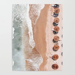 Aerial Beach Print, Beach Photography, Aerial Photography, Blue Ocean Print, Sea Beach Print Poster