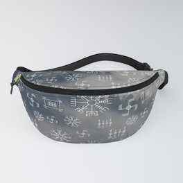 Icelandic Staves Pattern | Norse Magic Fanny Pack