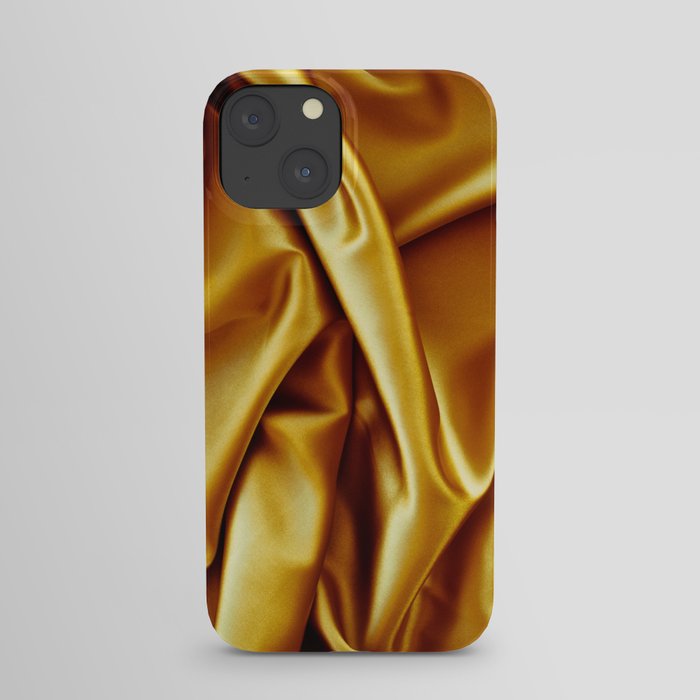 Gold velvet texture iPhone Case