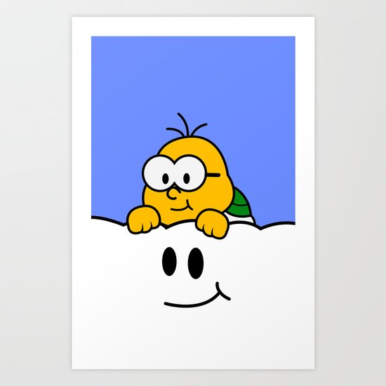 Minimalist Lakitu Art Print