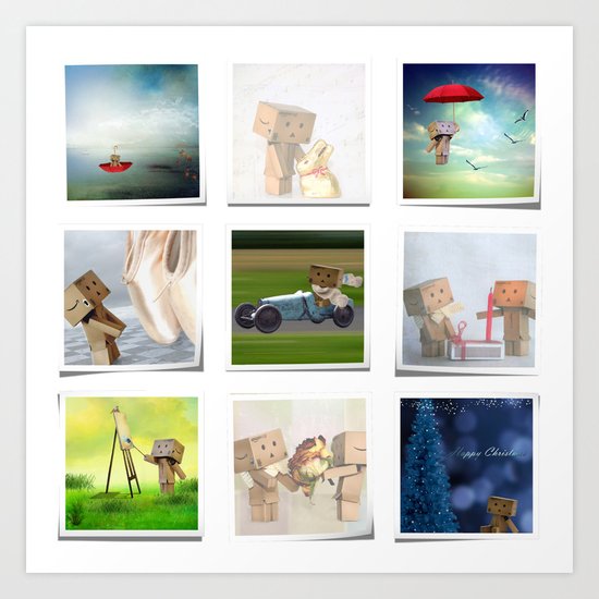 A life with Danbo Art Print