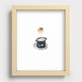 Pretzels and Cheese Recessed Framed Print