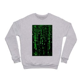 Matrix Binary Code Crewneck Sweatshirt