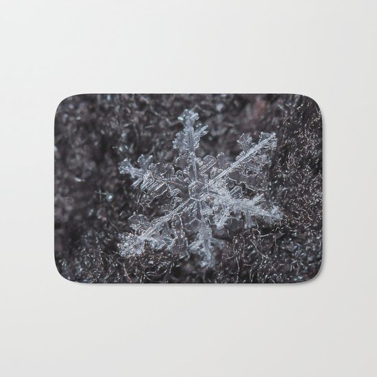 Sowflake Closeup #2 Bath Mat